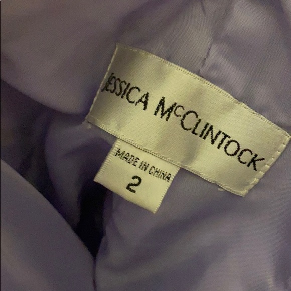 Lavender purple Jessica McClintok Dress - Picture 2 of 2